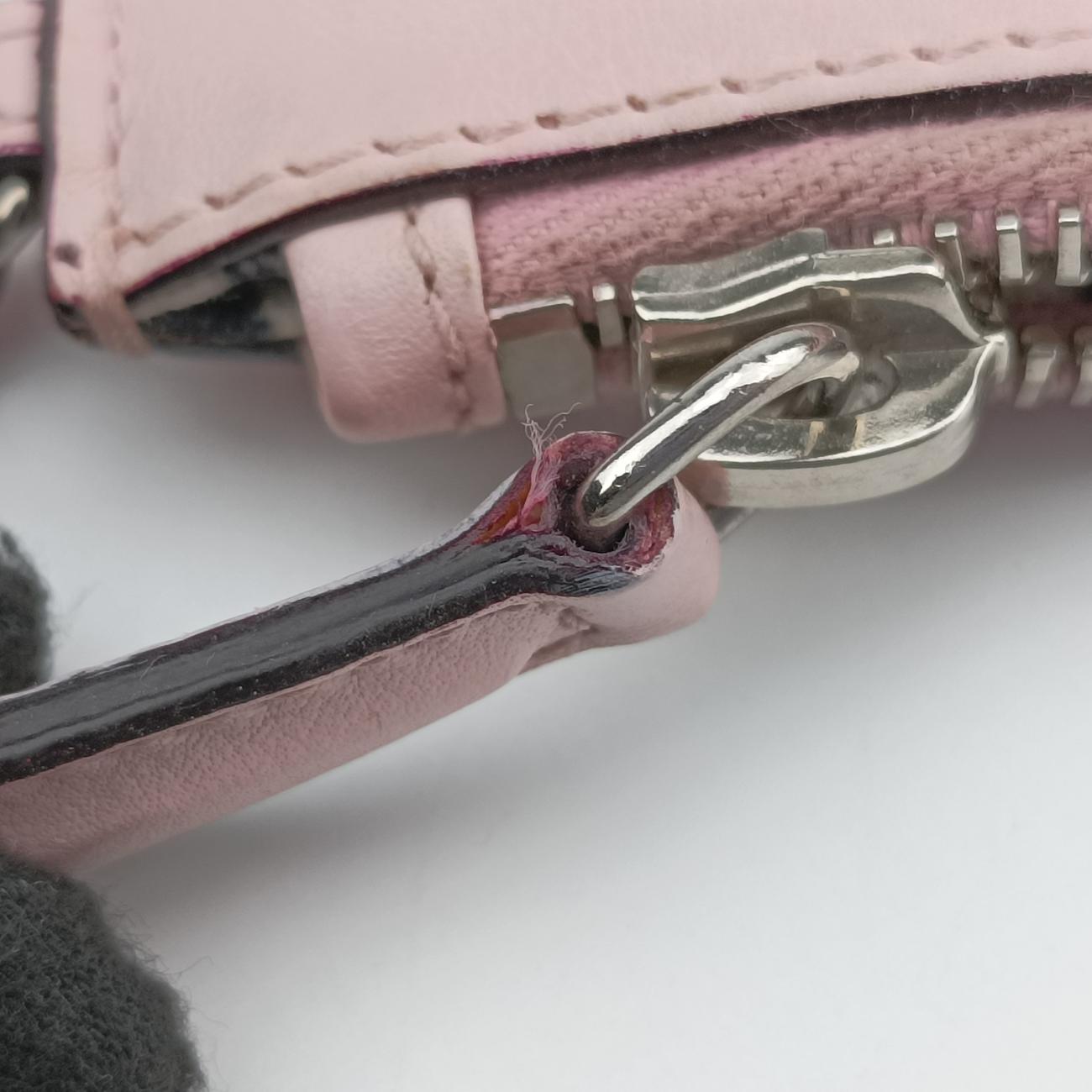 Diorissimo Black×Pink Leather 09-MA-0114ディオリッシモ ブラック×ピンク レザー 09-MA-0114