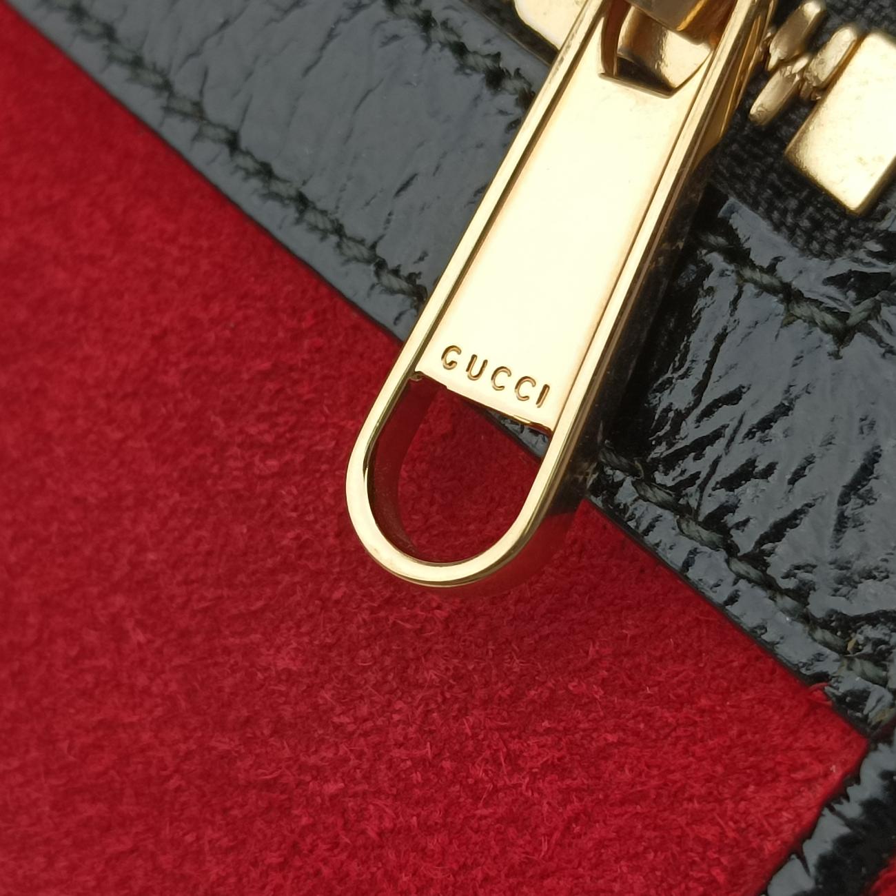 Ophidia Red×black Suede x leather 517076 B024276470オフィディア レッド×ブラック スエード×レザー 517076 B024276470