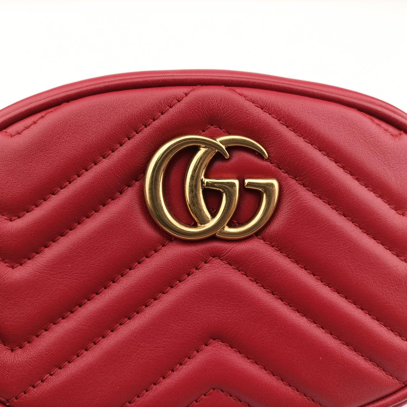 GG Marmont Red Leather 476434 C021705945GGマーモント レッド レザー 476434 C021705945