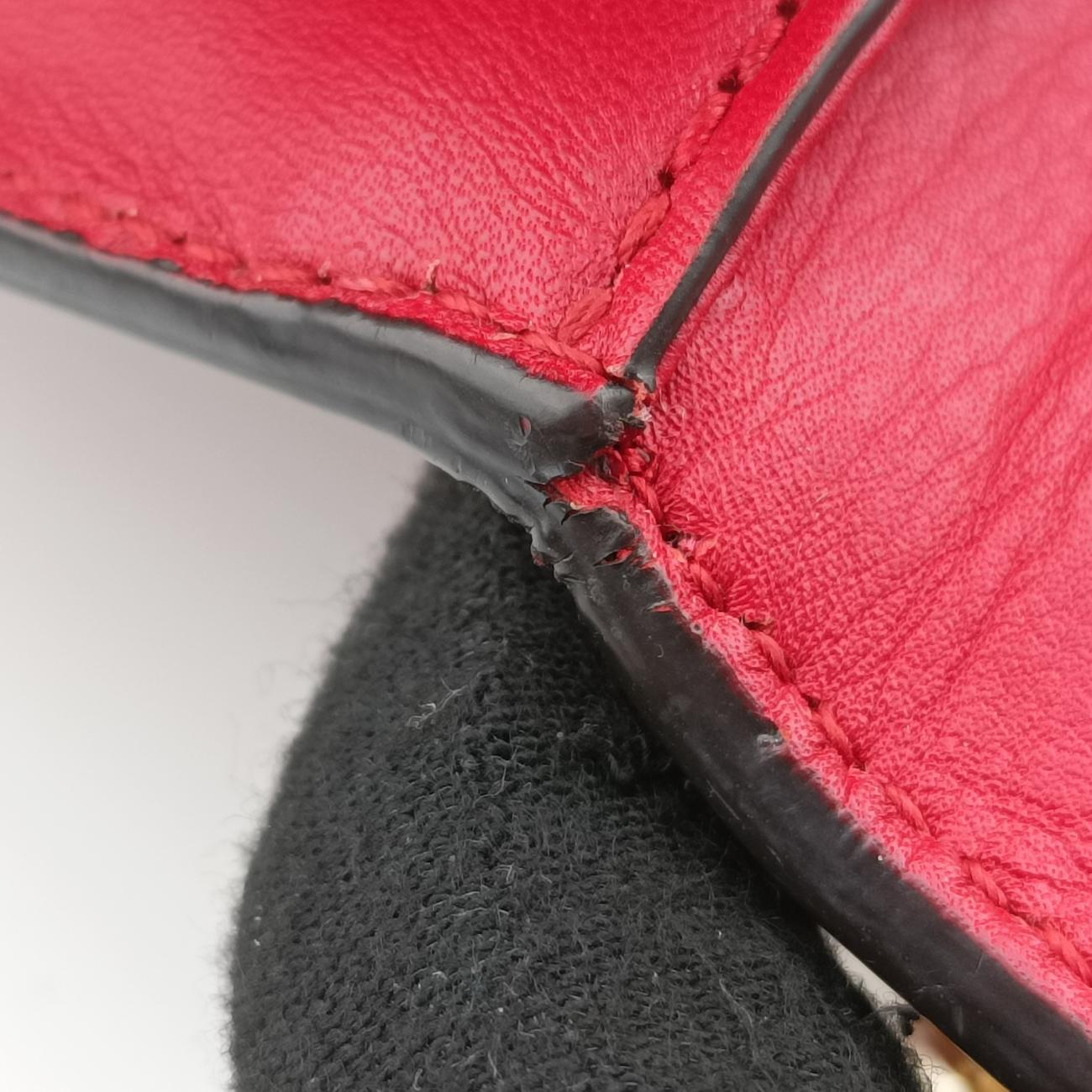 Padlock Red Leather 432182 D021174254パドロック レッド レザー 432182 D021174254