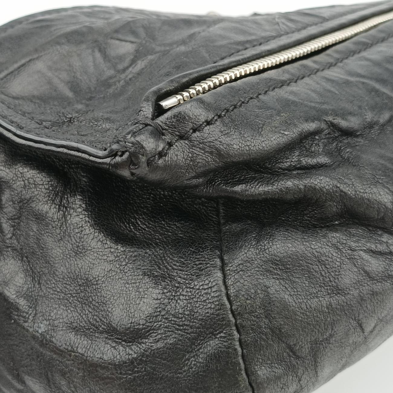 Pandora Black leather EF G 0136パンドラ ブラック レザー EF G 0136