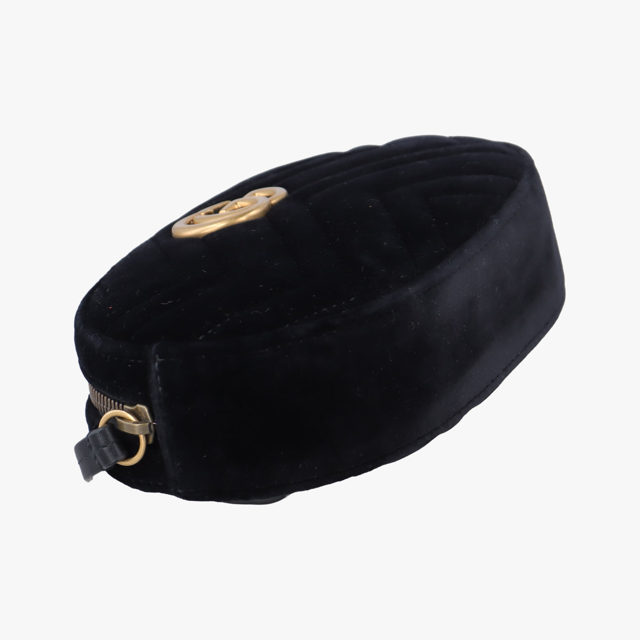 GG Marmont Black velour 476434 G027309757GGマーモント ブラック ベロア 476434 G027309757