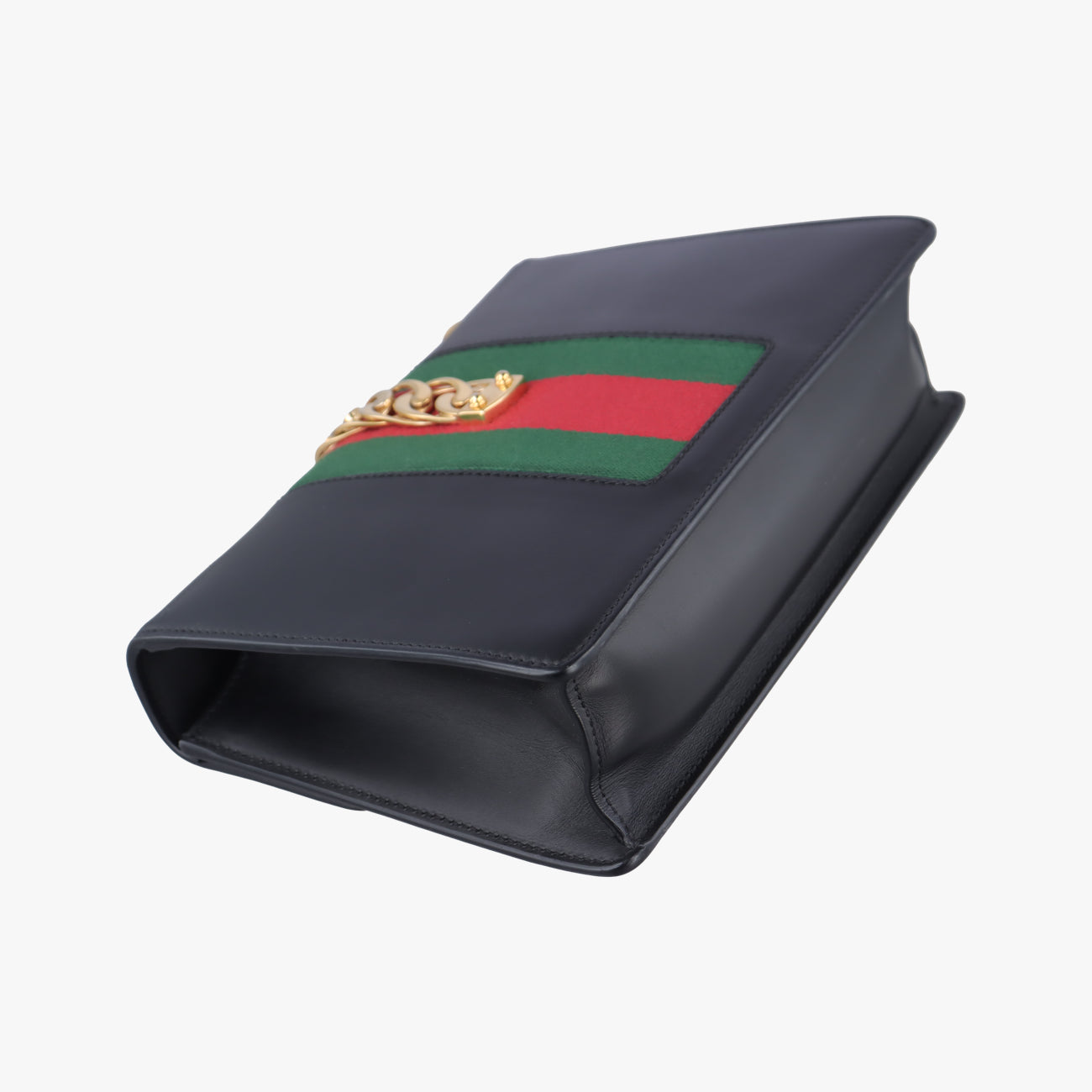 Sylvie Black x Green x Red Leather 421882 C020002433シルヴィ ブラック×グリーン×レッド レザー 421882 C020002433