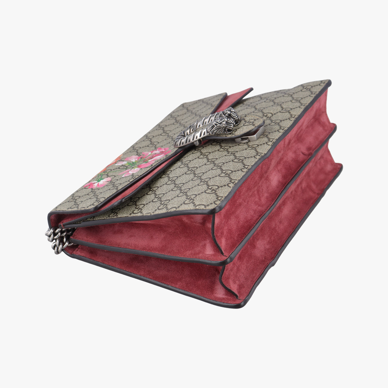 Dionysus beige×red×multicolor PVC coated canvas 400235 G022213930ディオニュソス ベージュ×レッド×マルチカラー PVCコーティングキャンバス 400235 G022213930