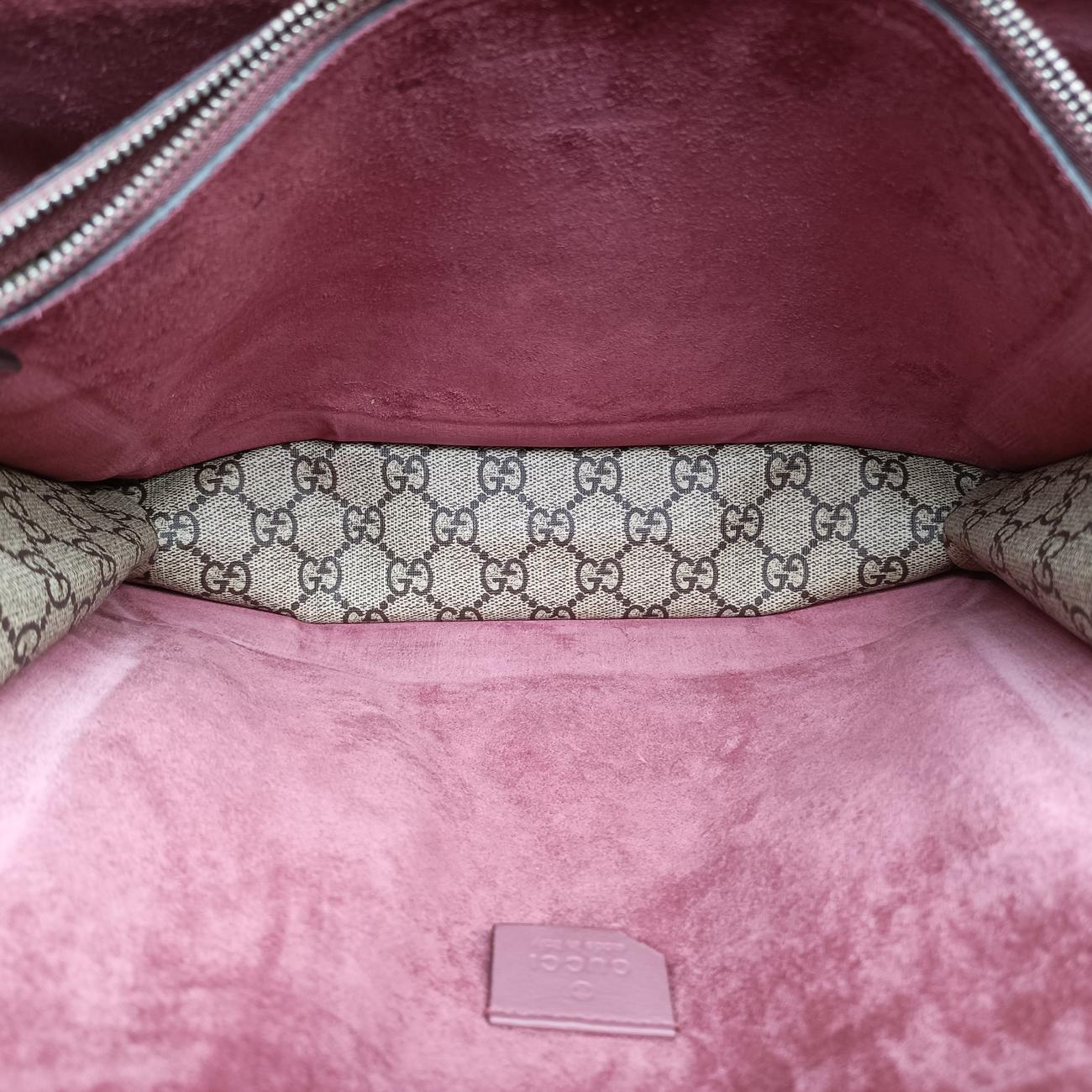 Dionysus beige×red×multicolor PVC coated canvas 400235 G022213930ディオニュソス ベージュ×レッド×マルチカラー PVCコーティングキャンバス 400235 G022213930