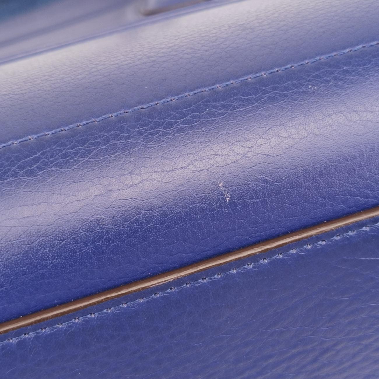 Luggage Square Phantom Blue Leather S-LA-4164ラゲージスクエアファントム ブルー レザー S-LA-4164