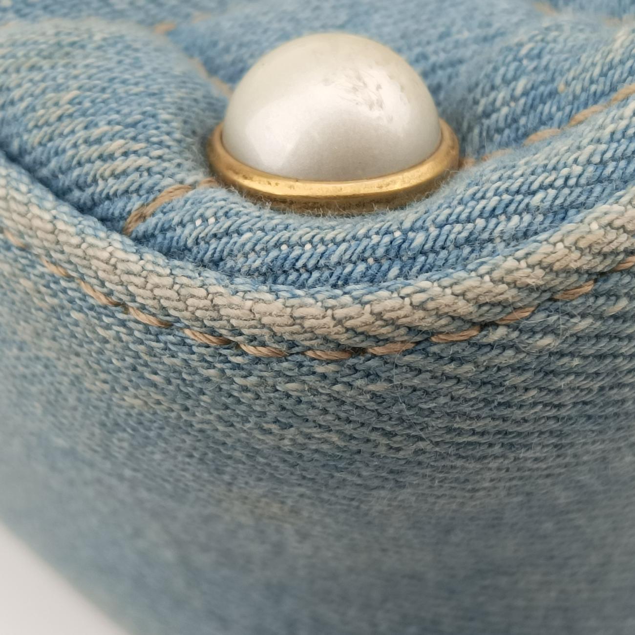 GG Marmont Blue Denim x Leather 447632 B024087403GGマーモント ブルー デニム×レザー 447632 B024087403