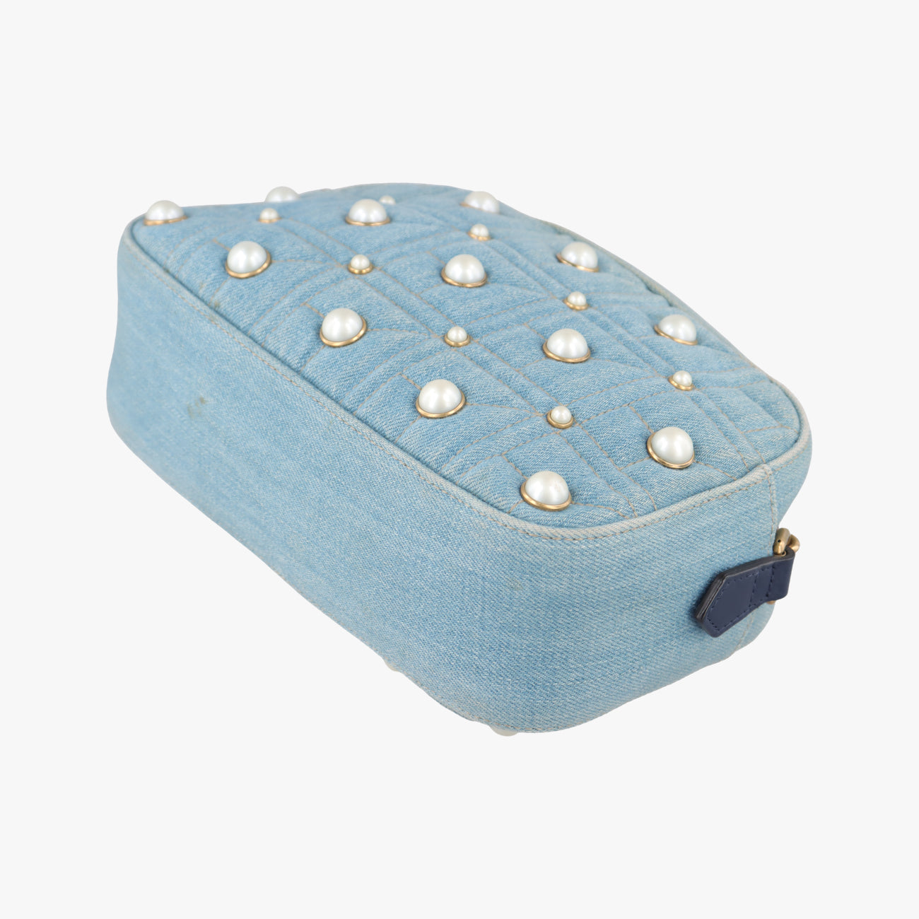 GG Marmont Blue Denim x Leather 447632 B024087403GGマーモント ブルー デニム×レザー 447632 B024087403