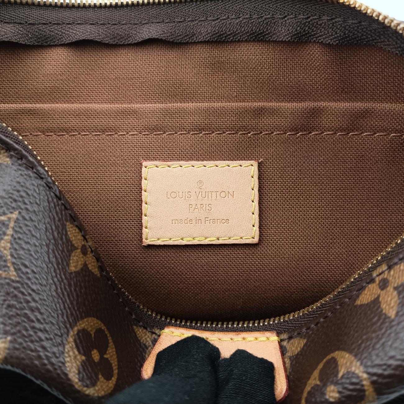 MULTI POCHETTE ACCESSOIRES MARRON×ROSE CLAIRE Monogram Canvas M44840 ICチップミュルティポシェットアクセソワール マロン×ローズ クレール モノグラムキャンバス M44840 ICチップ