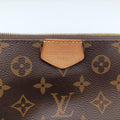 MULTI POCHETTE ACCESSOIRES MARRON×ROSE CLAIRE Monogram Canvas M44840 ICチップミュルティポシェットアクセソワール マロン×ローズ クレール モノグラムキャンバス M44840 ICチップ