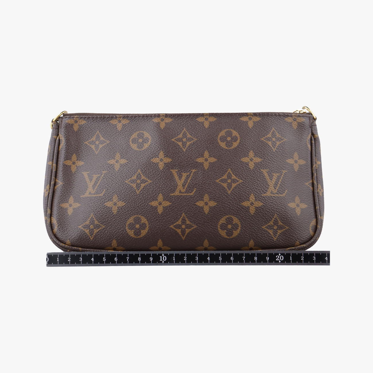 MULTI POCHETTE ACCESSOIRES MARRON×ROSE CLAIRE Monogram Canvas M44840 ICチップミュルティポシェットアクセソワール マロン×ローズ クレール モノグラムキャンバス M44840 ICチップ