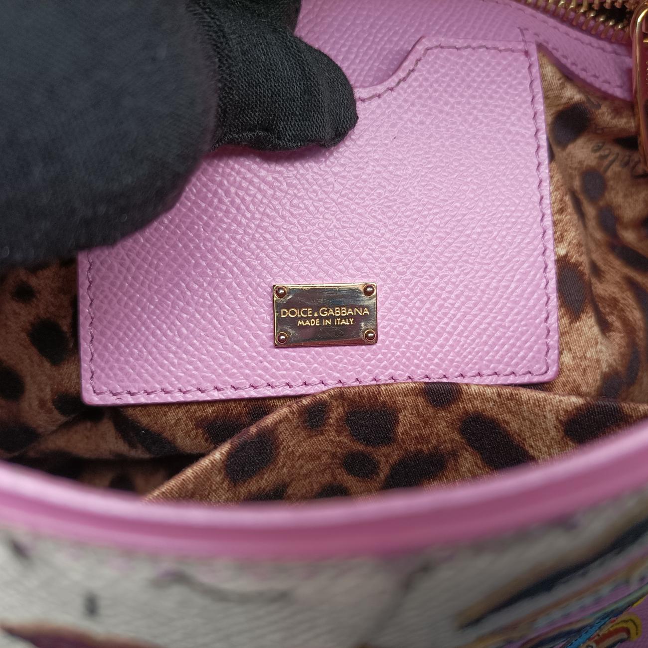 Miss Sicily Family Pink×multicolor Leather 40ミス シシリー ファミリー ピンク×マルチカラー レザー 40