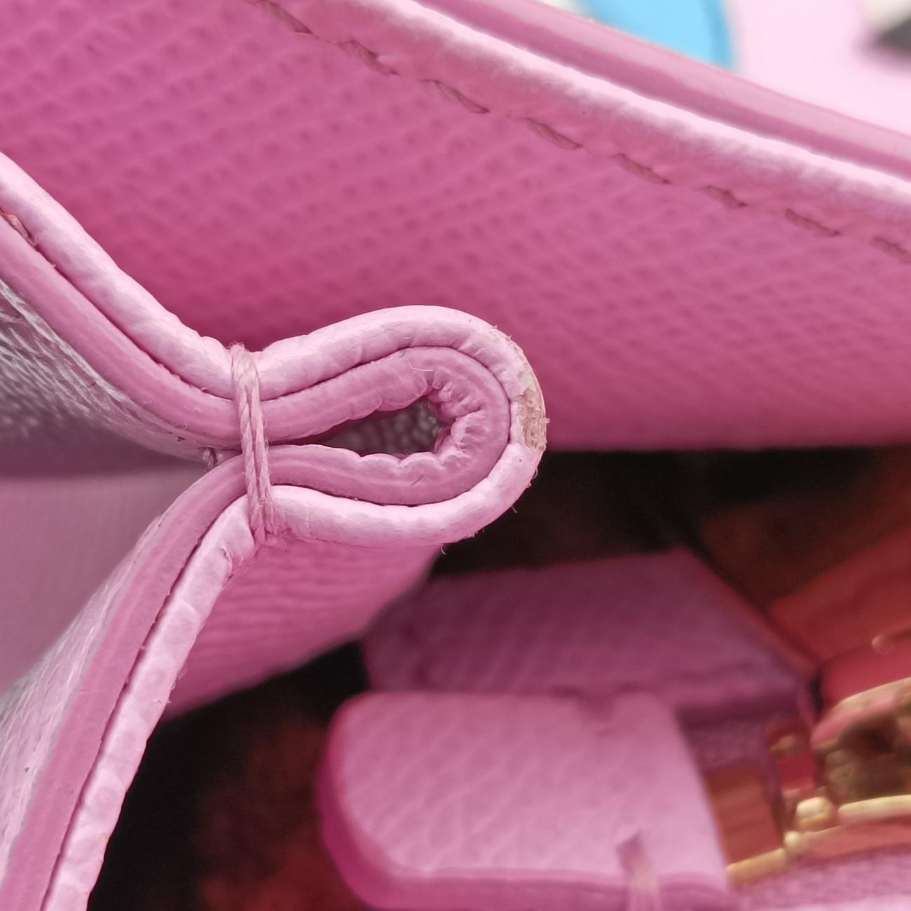 Miss Sicily Family Pink×multicolor Leather 40ミス シシリー ファミリー ピンク×マルチカラー レザー 40