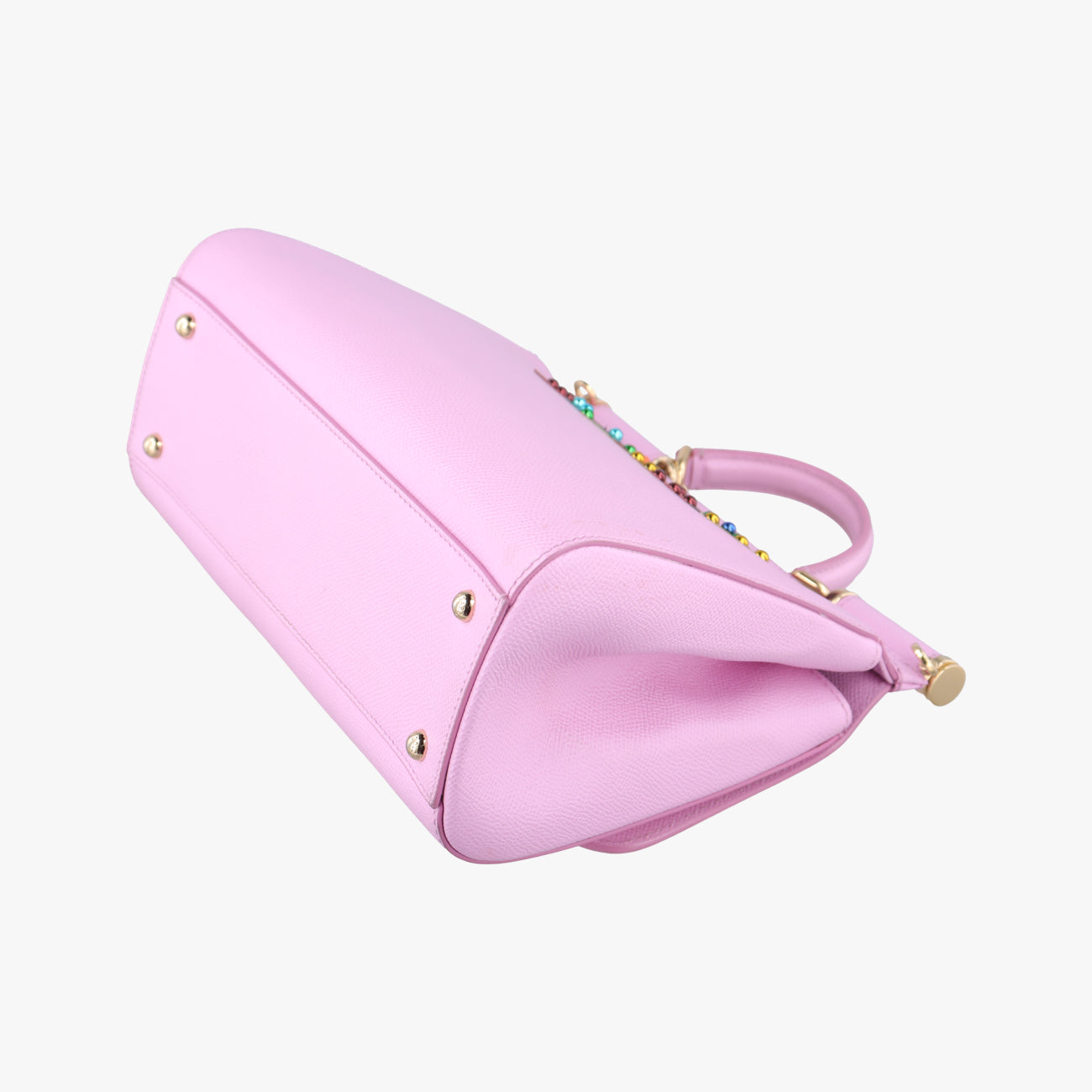 Miss Sicily Family Pink×multicolor Leather 40ミス シシリー ファミリー ピンク×マルチカラー レザー 40