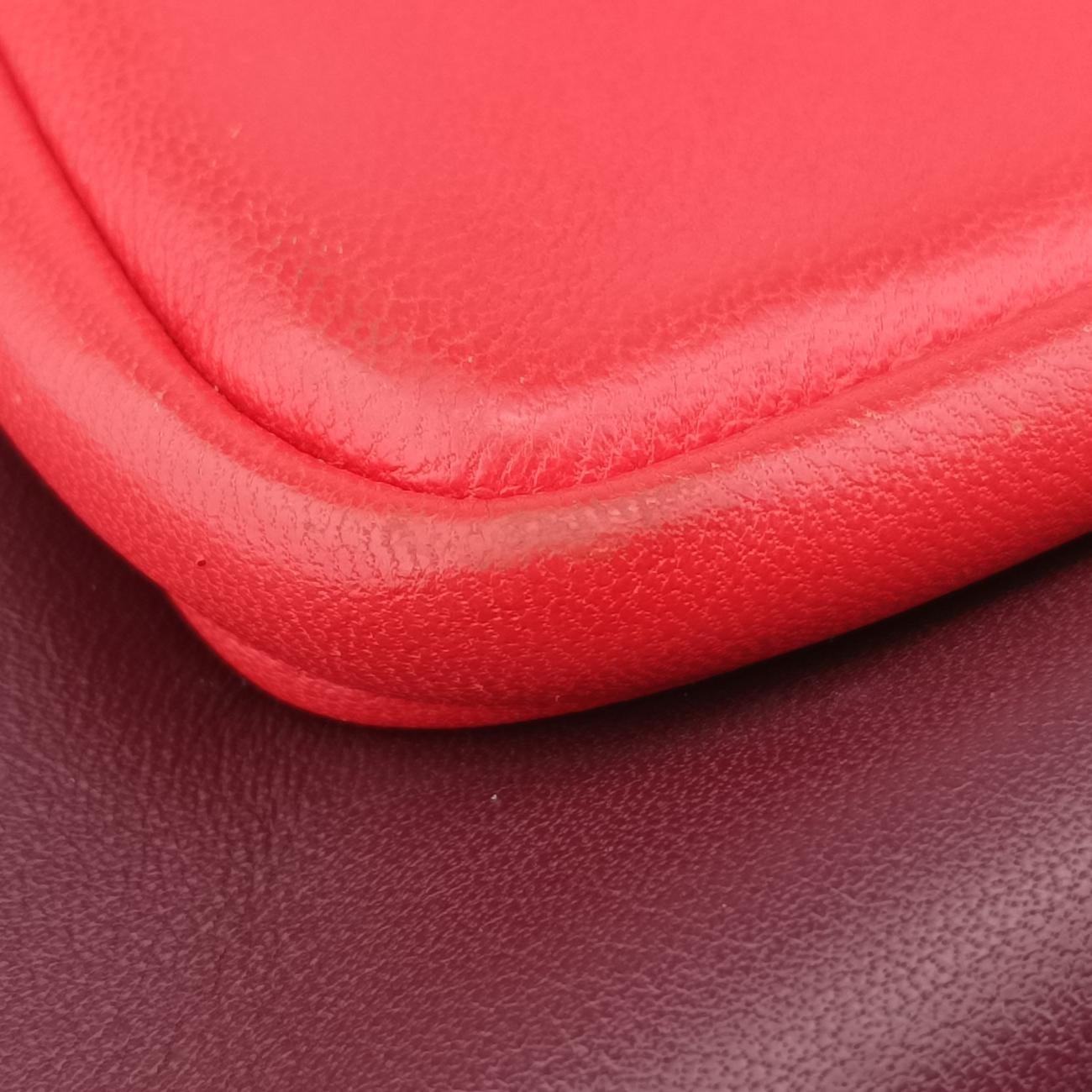 Be Baguette Red×Brown Leather 8BR677 8BR677-W2E-149-2566ビー バゲット レッド×ブラウン レザー 8BR677 8BR677-W2E-149-2566