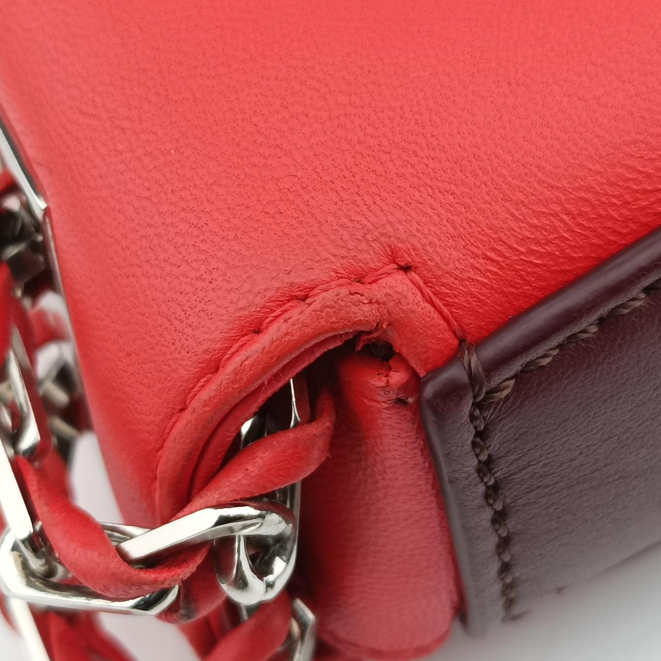 Be Baguette Red×Brown Leather 8BR677 8BR677-W2E-149-2566ビー バゲット レッド×ブラウン レザー 8BR677 8BR677-W2E-149-2566