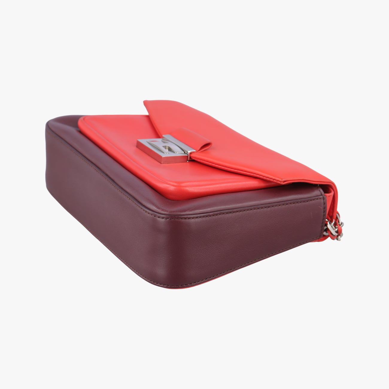 Be Baguette Red×Brown Leather 8BR677 8BR677-W2E-149-2566ビー バゲット レッド×ブラウン レザー 8BR677 8BR677-W2E-149-2566