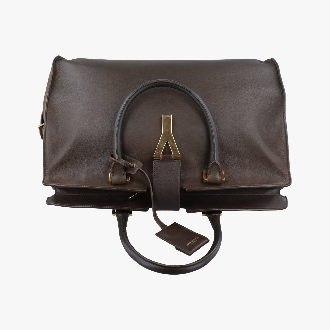 Y Ligne Petit Cabas Green Leather 311208 311208.527411Yライン プチカバス グリーン レザー 311208 311208.527411