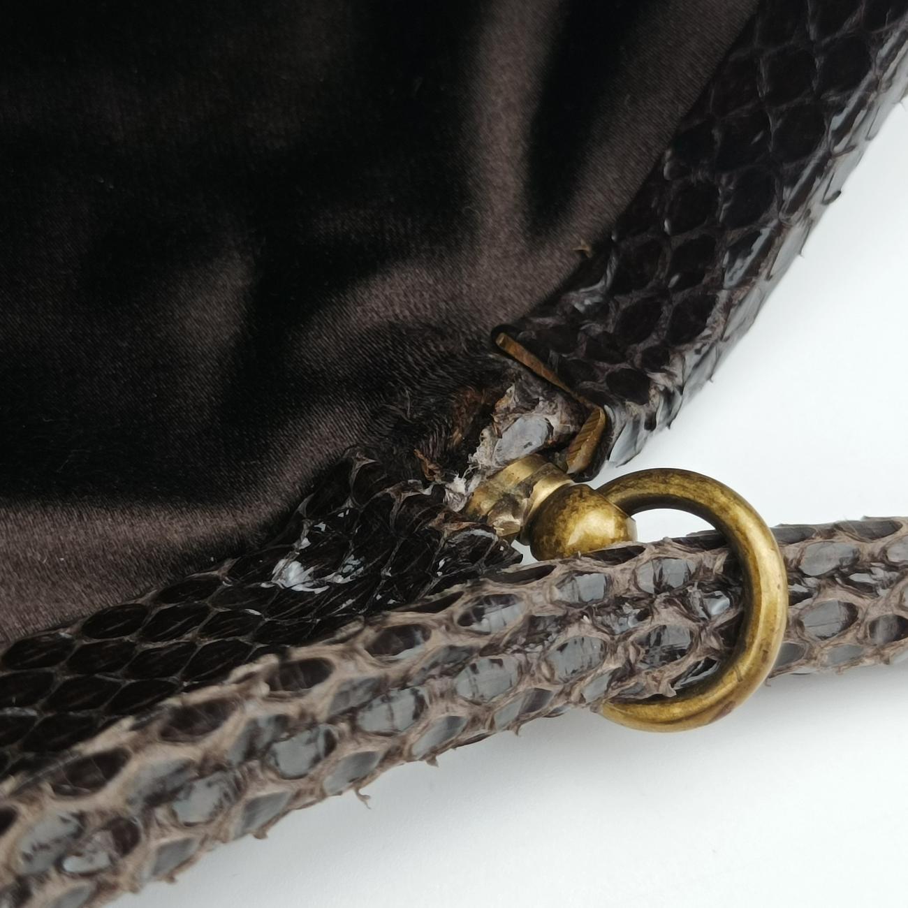 intrecciato Multicolour Snakeskin x Canvas 183269 VEGE1 2083 EPEV 2007 3753 Aイントレチャート マルチカラー ヘビ革×キャンバス 183269 VEGE1 2083 EPEV 2007 3753 A