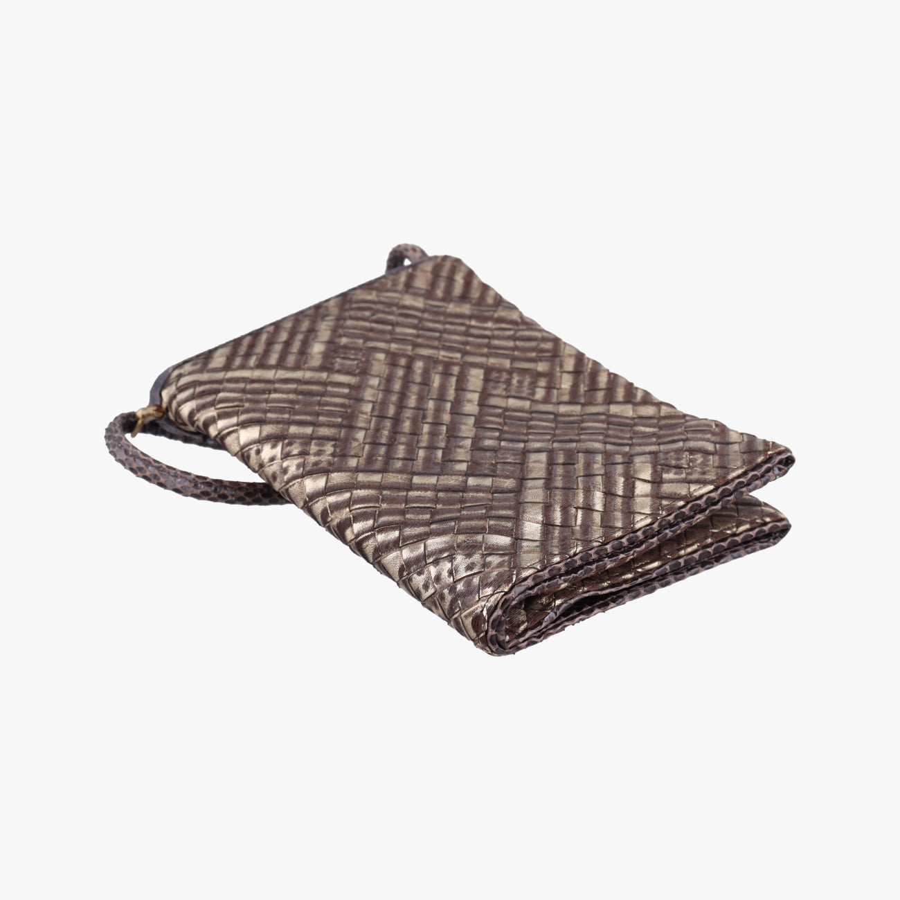 intrecciato Multicolour Snakeskin x Canvas 183269 VEGE1 2083 EPEV 2007 3753 Aイントレチャート マルチカラー ヘビ革×キャンバス 183269 VEGE1 2083 EPEV 2007 3753 A