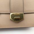 Turn lock Chevron Impunture Autre CuirBeigeSAFFIANO Leather1BD08959ターン ロックベージュサフィアーノレザー1BD08959