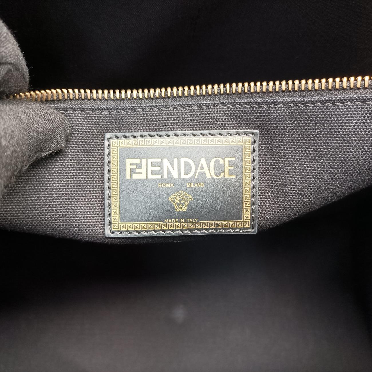 Fendace La Medusa Black canvas 8BH395 8BH395-AJIA-228-3262サンシャイン ブラック キャンバス 8BH395 8BH395-AJIA-228-3262