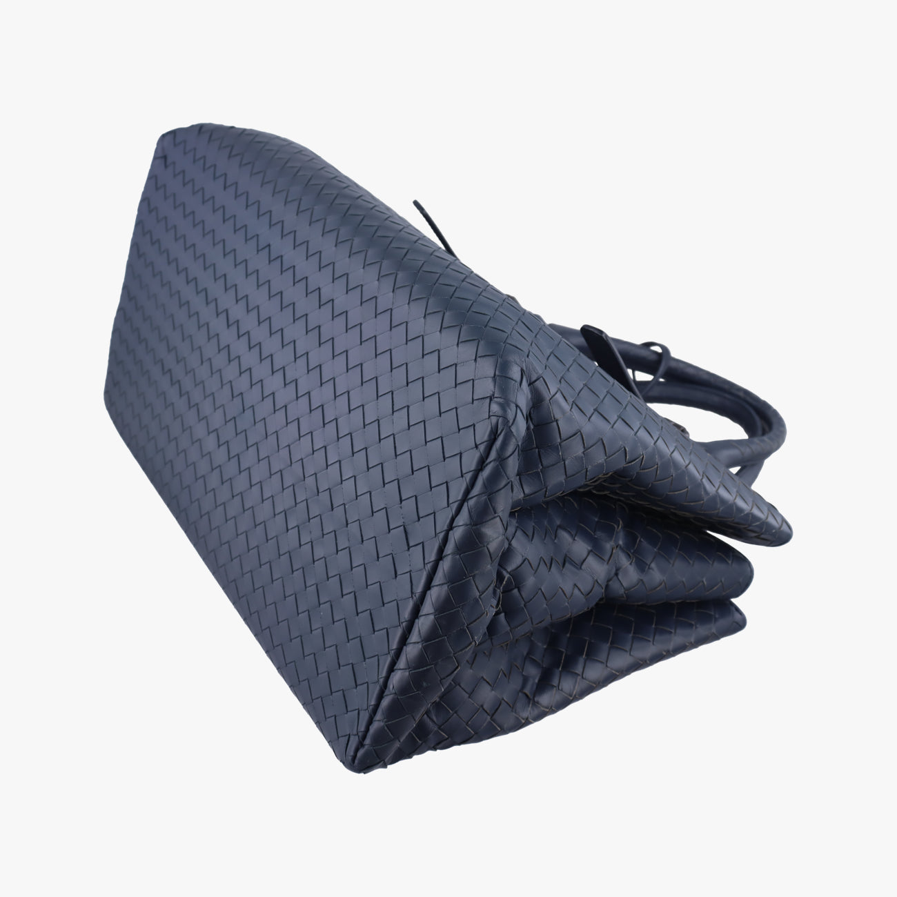 Roma Intrecciato Navy lambskin B03185037Bローマ イントレチャート ネイビー ラムスキン B03185037B