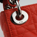 Lady Dior Orange lambskin 18-MA-0145レディディオール オレンジ ラムスキン 18-MA-0145