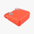 Lady Dior Orange lambskin 18-MA-0145レディディオール オレンジ ラムスキン 18-MA-0145