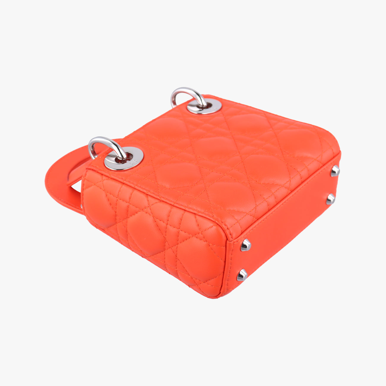 Lady Dior Orange lambskin 18-MA-0145レディディオール オレンジ ラムスキン 18-MA-0145