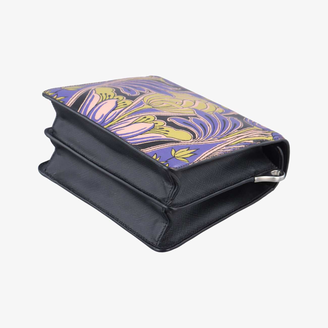 Soft Floral Clutch Multicolour Saffiano leather 7ソフトフローラルクラッチ マルチカラー サフィアーノレザー 7