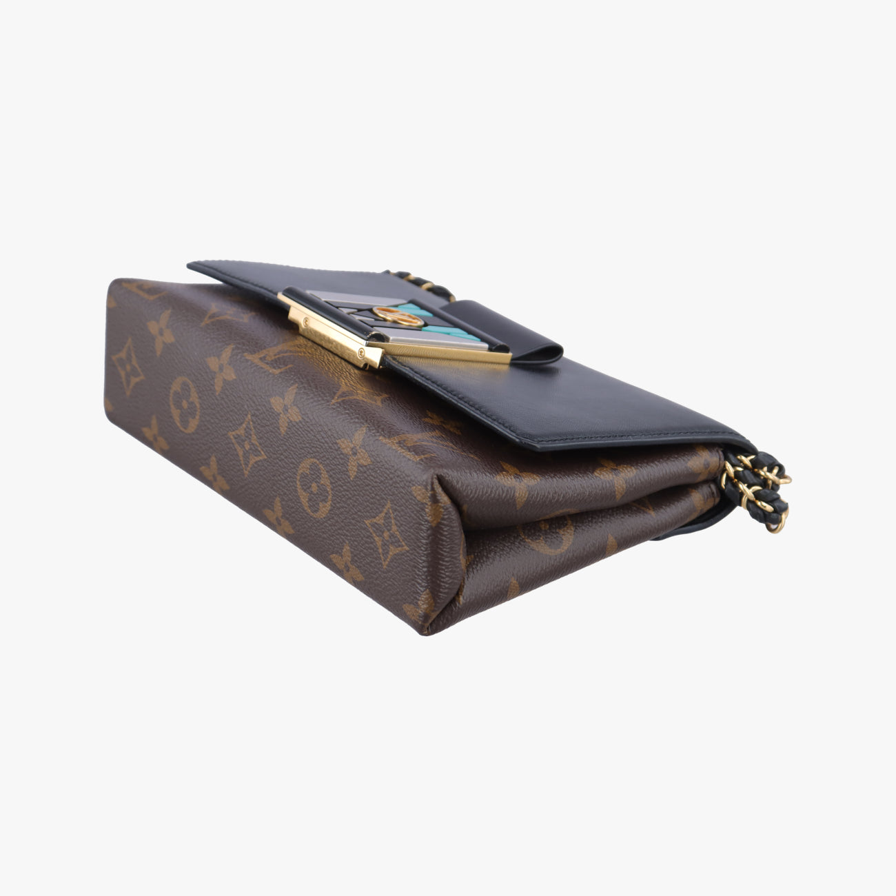 Monogram Pochette Brown× Black × Multicolor PVC coated canvas M44916 FL3189モノグラム ポシェット モノグラム/ブラウン系×ブラック×マルチカラー PVCコーティングキャンバス M44916 FL3189