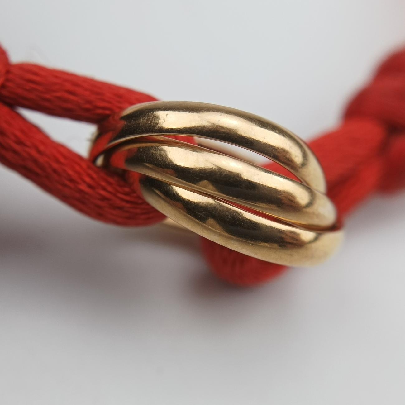 Neon CordRed × GoldenAU750B6069100KJP679ネオンコードレッド × ゴールドAU750B6069100KJP679