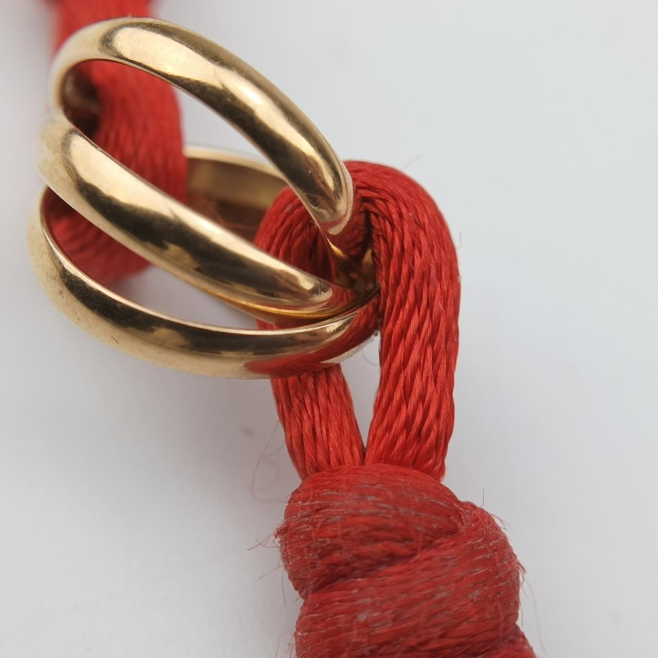 Neon CordRed × GoldenAU750B6069100KJP679ネオンコードレッド × ゴールドAU750B6069100KJP679