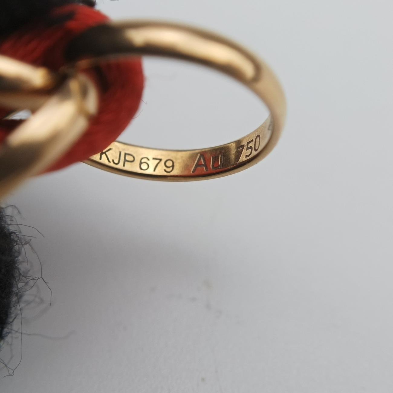 Neon CordRed × GoldenAU750B6069100KJP679ネオンコードレッド × ゴールドAU750B6069100KJP679