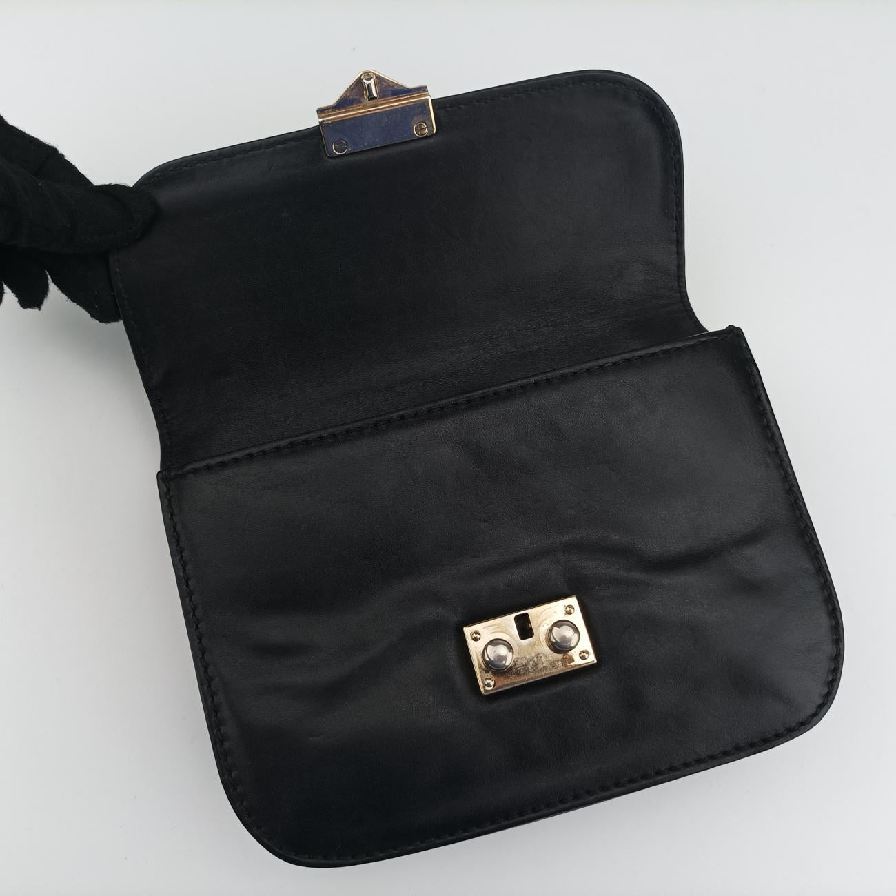 Rockstud Glam Lock Black Leather BS-D312VIT2ロックスタッズグラムロックスモール ブラック レザー BS-D312VIT2