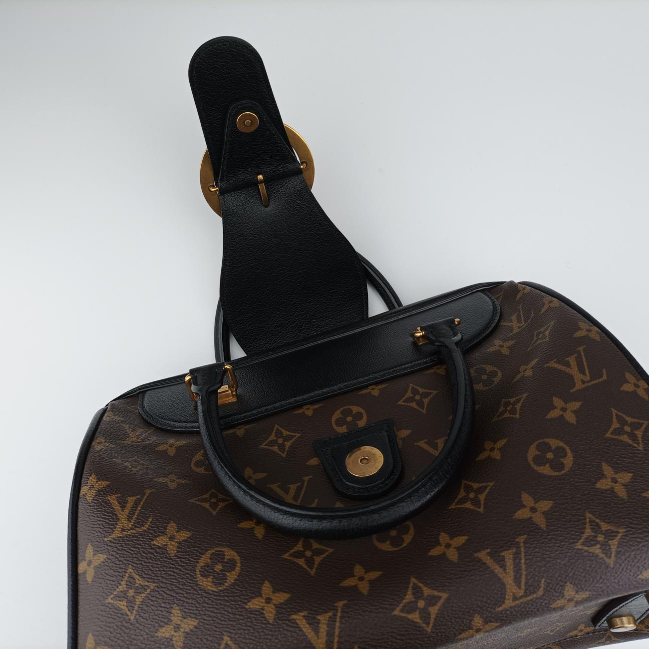 Golden Arrow Speedy Brown×Noir Monogram canvas x calf leather M40804 TR3142ゴールデンアロースピーディ モノグラム/ブラウン×ノワール モノグラムキャンバス×カーフレザー M40804 TR3142