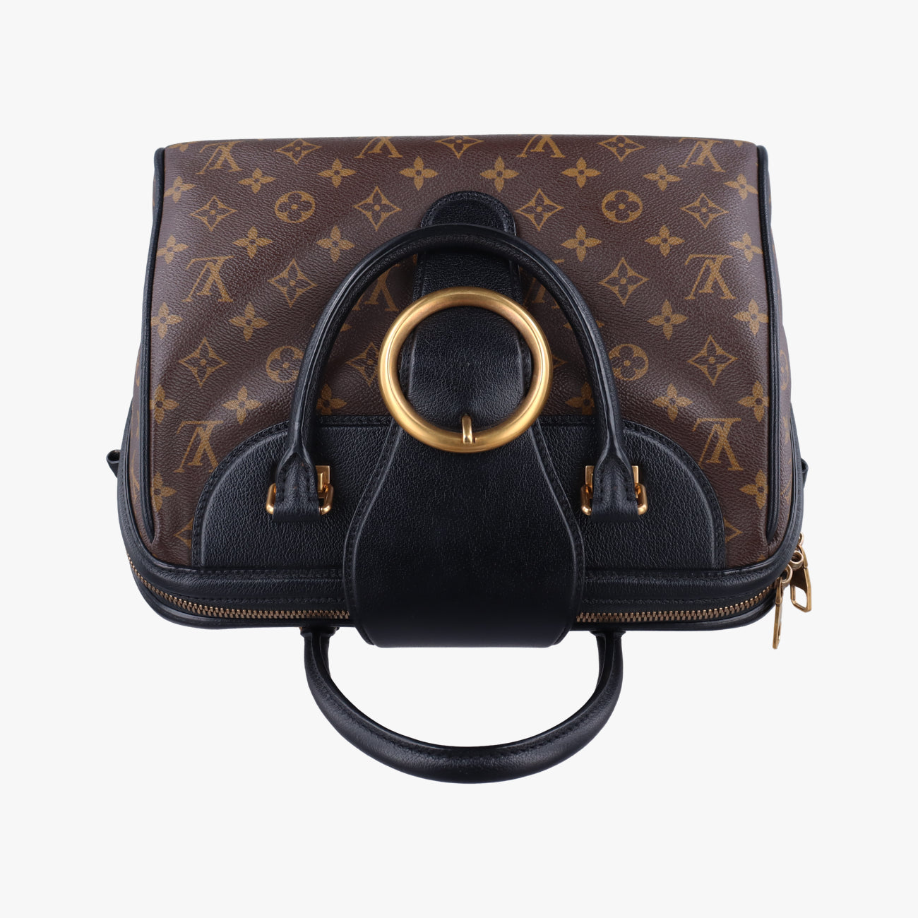 Golden Arrow Speedy Brown×Noir Monogram canvas x calf leather M40804 TR3142ゴールデンアロースピーディ モノグラム/ブラウン×ノワール モノグラムキャンバス×カーフレザー M40804 TR3142