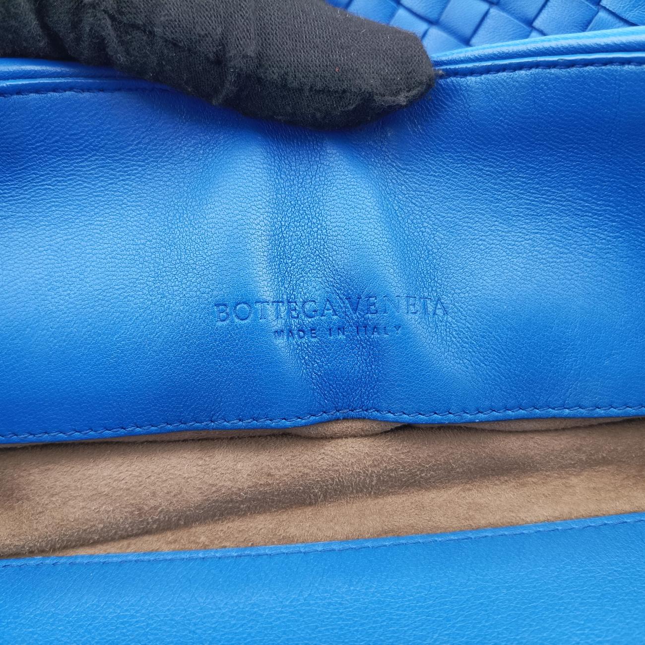 Intrecciato Olimpia Blue lambskin B05580007Dイントレチャート オリンピア ブルー ラムスキン B05580007D