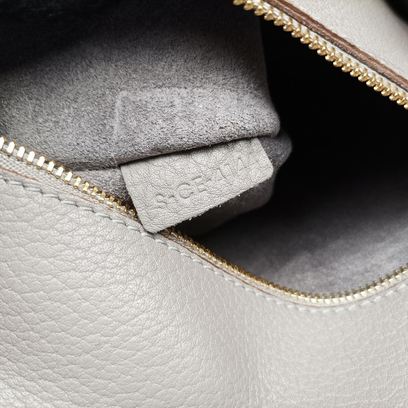 TIE Grey Leather S-CE-4144タイ グレー レザー S-CE-4144