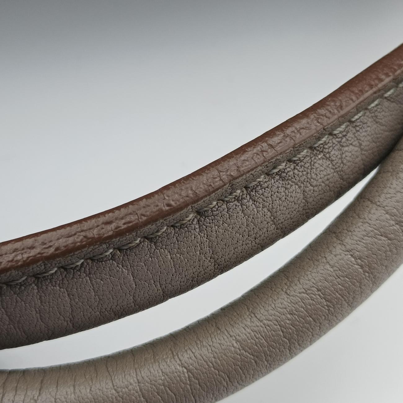 TIE Grey Leather S-CE-4144タイ グレー レザー S-CE-4144