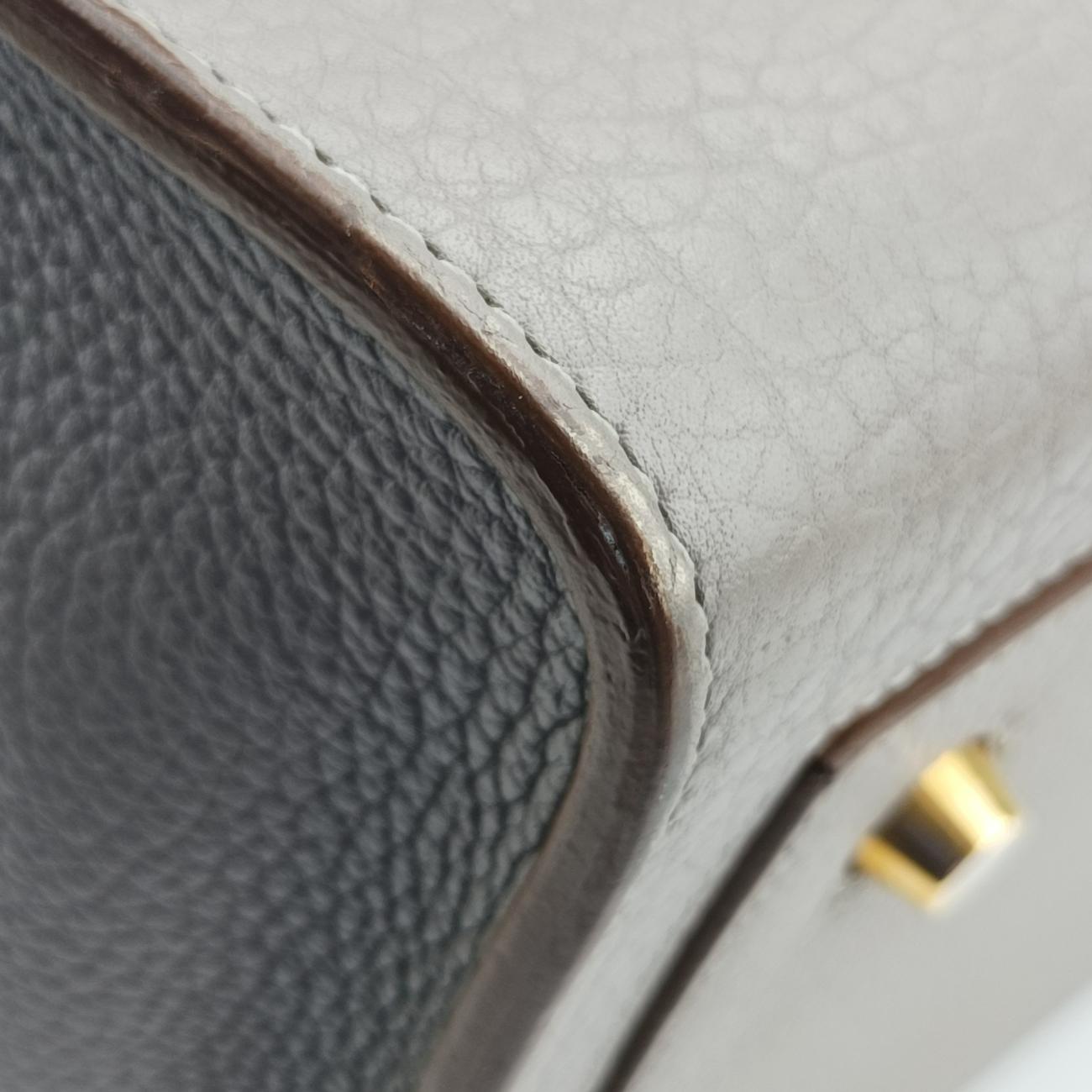 TIE Grey Leather S-CE-4144タイ グレー レザー S-CE-4144