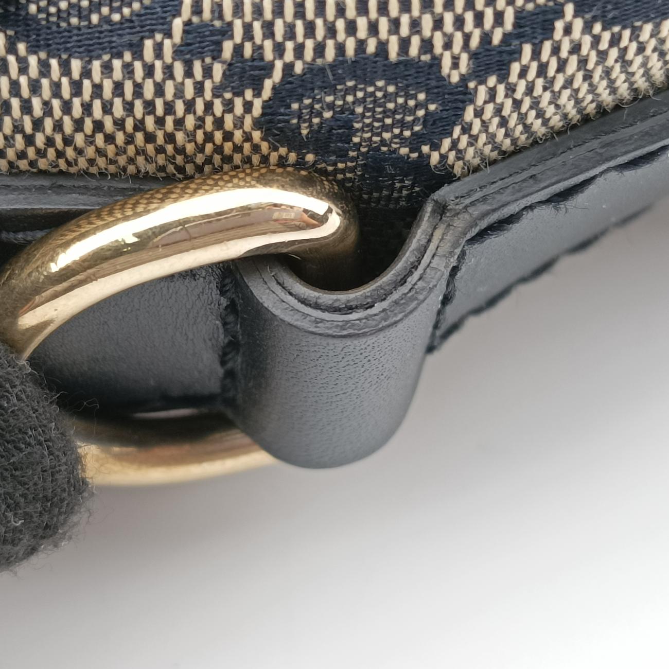 Sherry Line navy×red×beige Leather x canvas 247205 B017304282シェリーライン ネイビー×レッド×ベージュ レザー×キャンバス 247205 B017304282