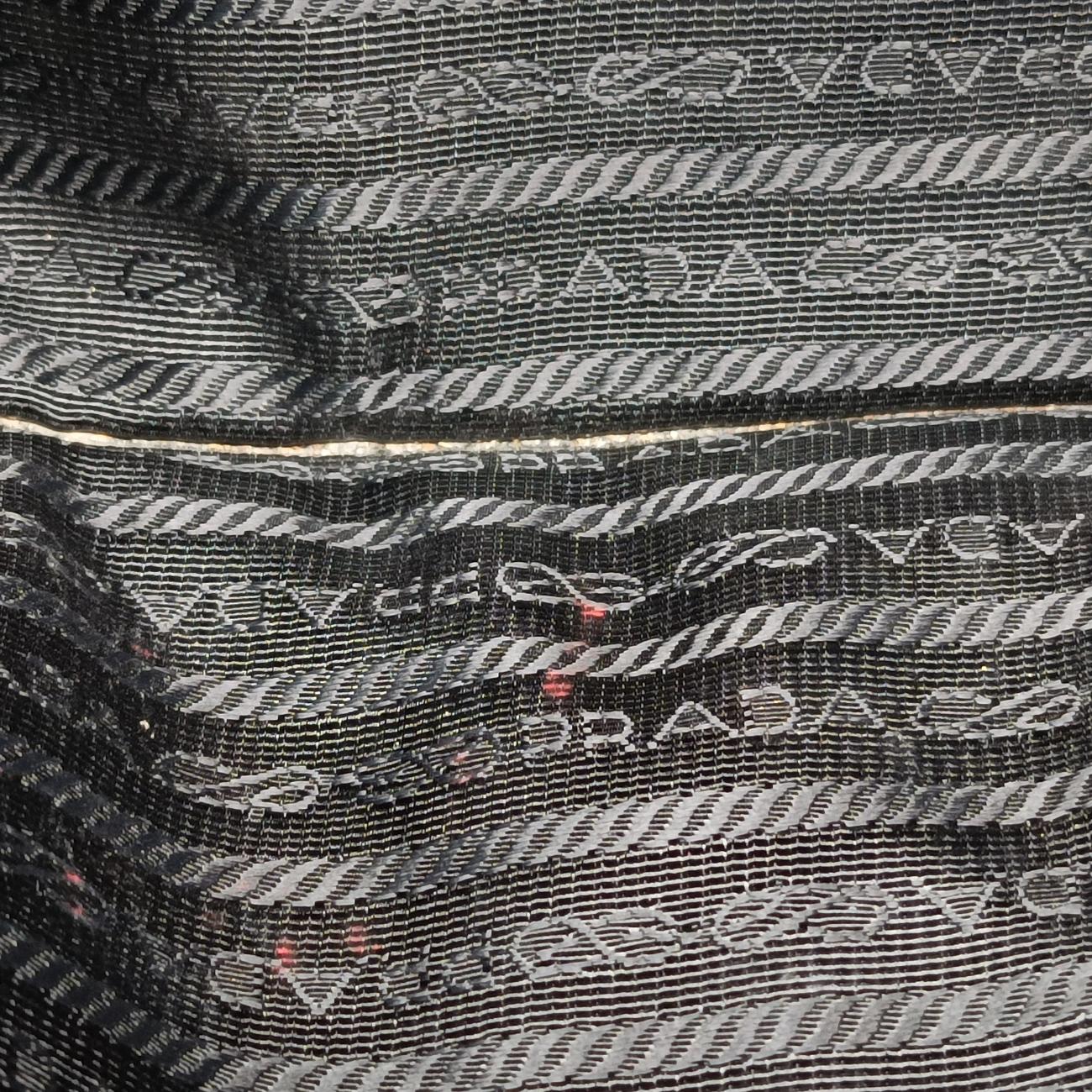 Plex Ribbon black×green×grey Leather 1BD067 7/Dプレックス リボン ブラック×グリーン×グレー レザー 1BD067 7/D