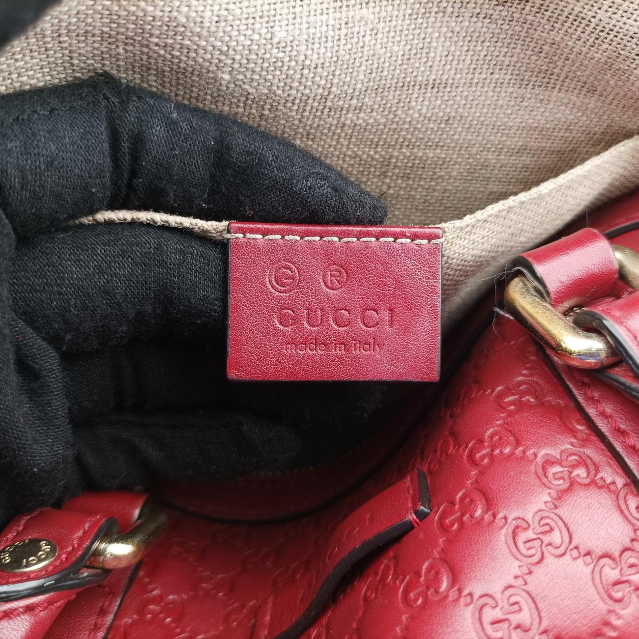 Microguccissima Red Leather 449654 E027942074マイクログッチシマ レッド レザー 449654 E027942074