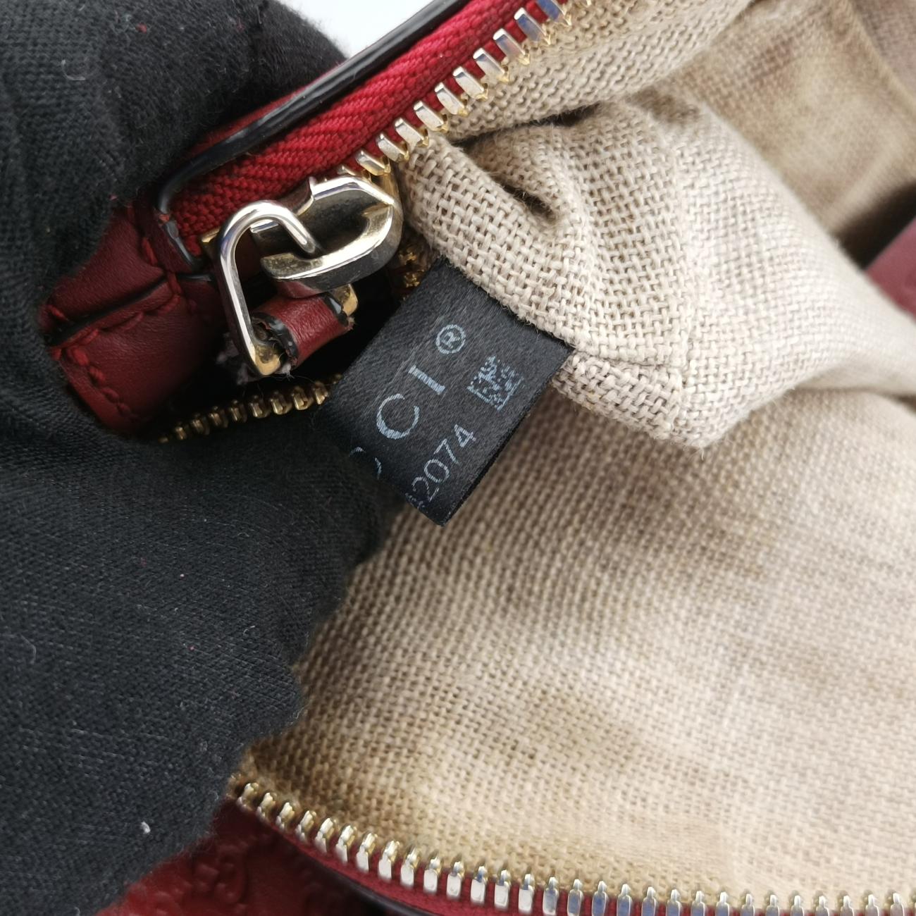 Microguccissima Red Leather 449654 E027942074マイクログッチシマ レッド レザー 449654 E027942074