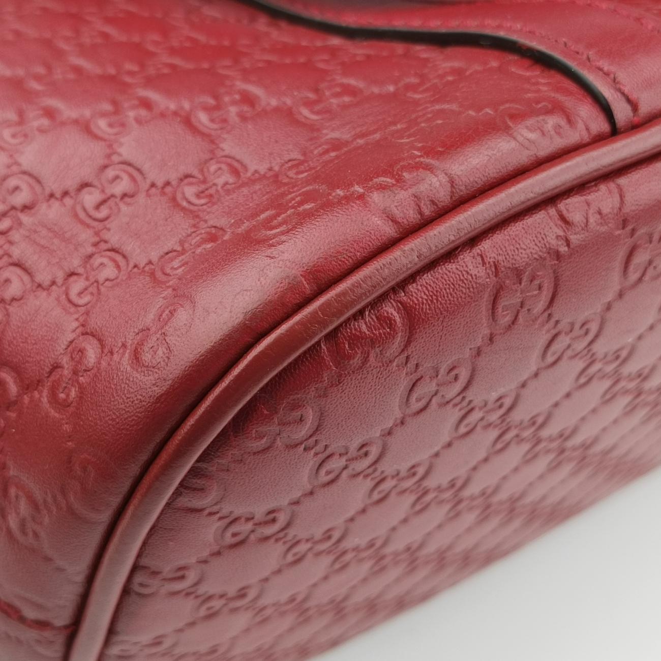 Microguccissima Red Leather 449654 E027942074マイクログッチシマ レッド レザー 449654 E027942074