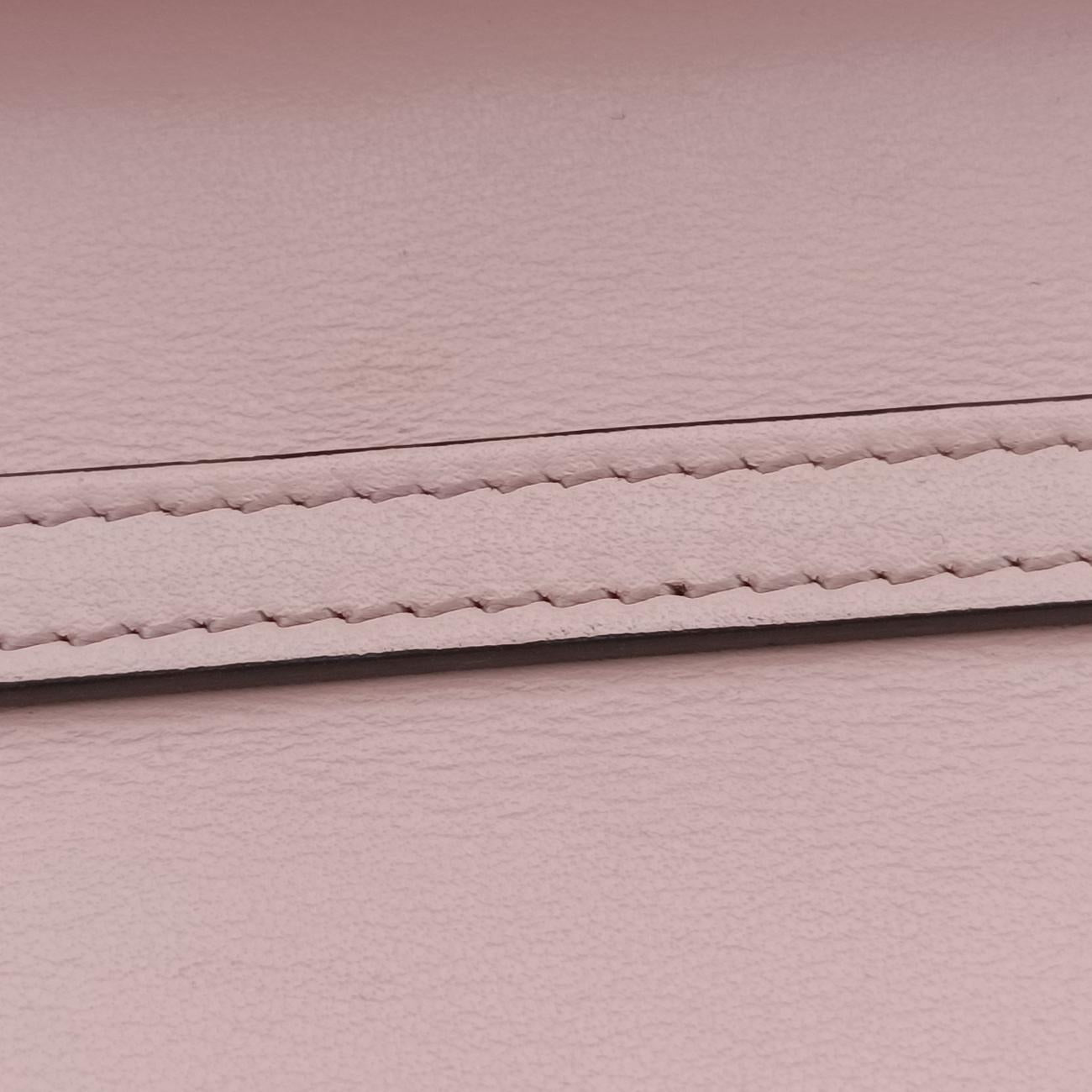 Paloma Clutch Pink×Yellow Leather パロマクラッチ ピンク×イエロー レザー