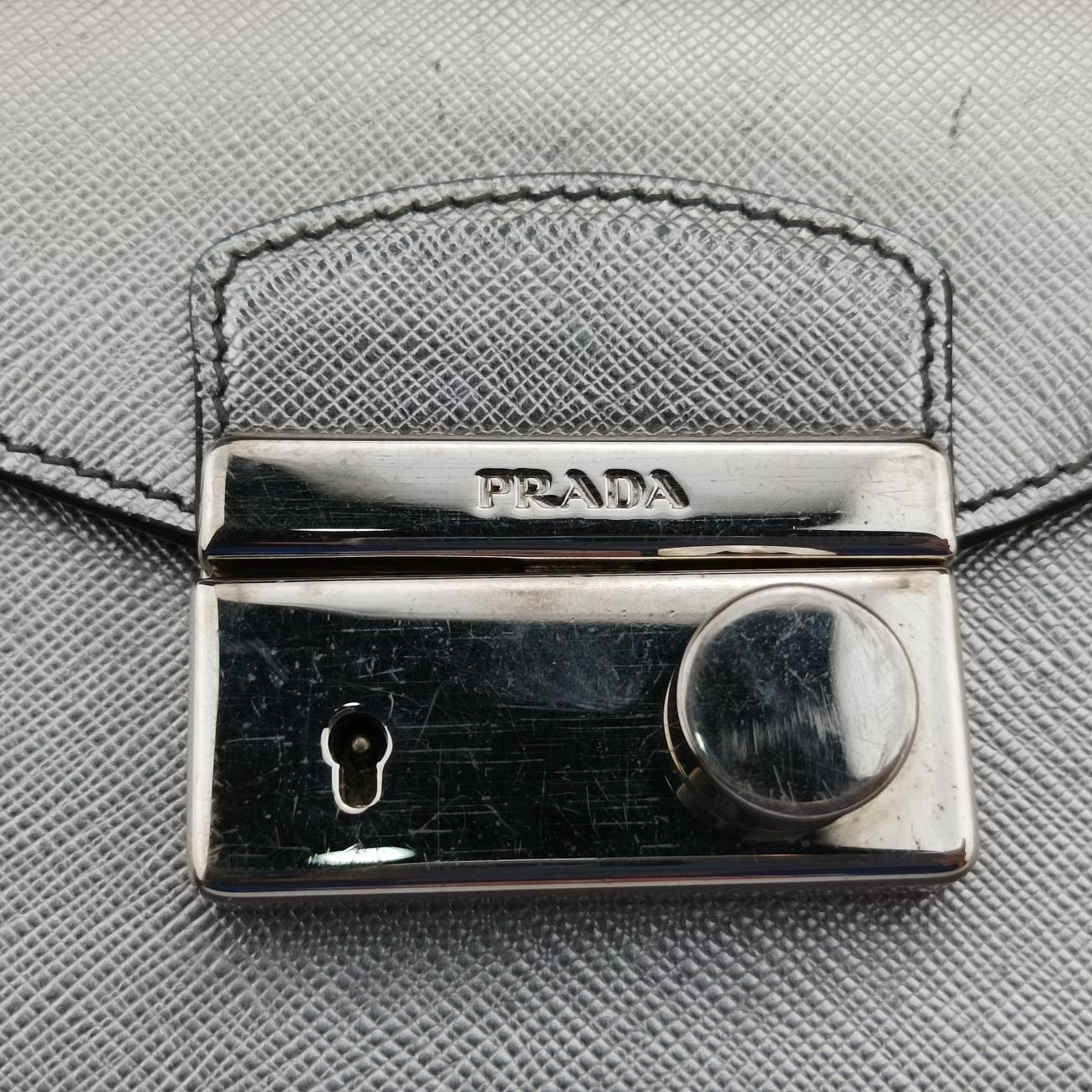 Sound Lock Silver SAFFIANO Leather BT1037 25サウンドロック シルバー サフィアーノレザー BT1037 25