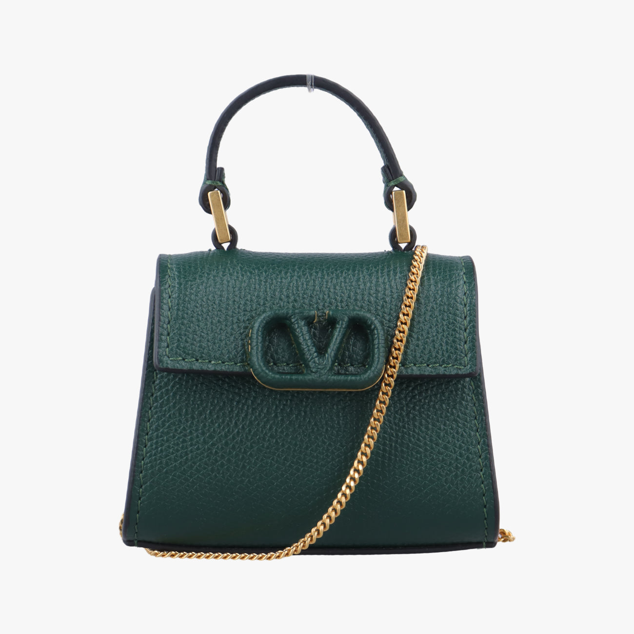 Vsling Green Leather Vスリング グリーン レザー